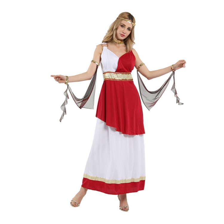 Hera Greek Goddess Roman Dewi Yunani Romawi Woman Costume Dewasa