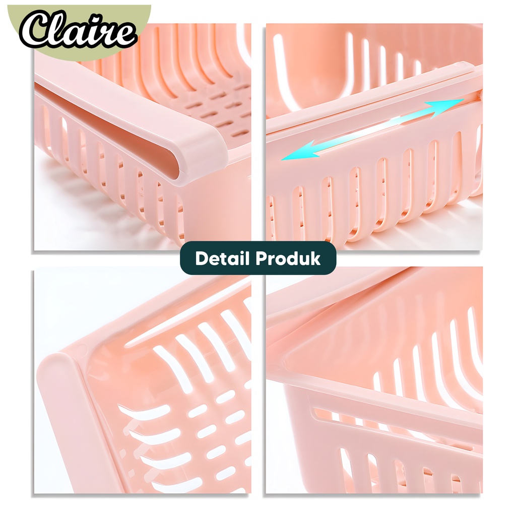 WADAH PENYIMPAN DI KULKAS / KERANJANG SERBAGUNA / KERANJANG WARNA