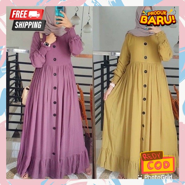 Dress Dewasa Perempuan Import Premium Games Mewah Jumbo Baju Gamis Terbaru 2023 Model Terbaru Gsmis 