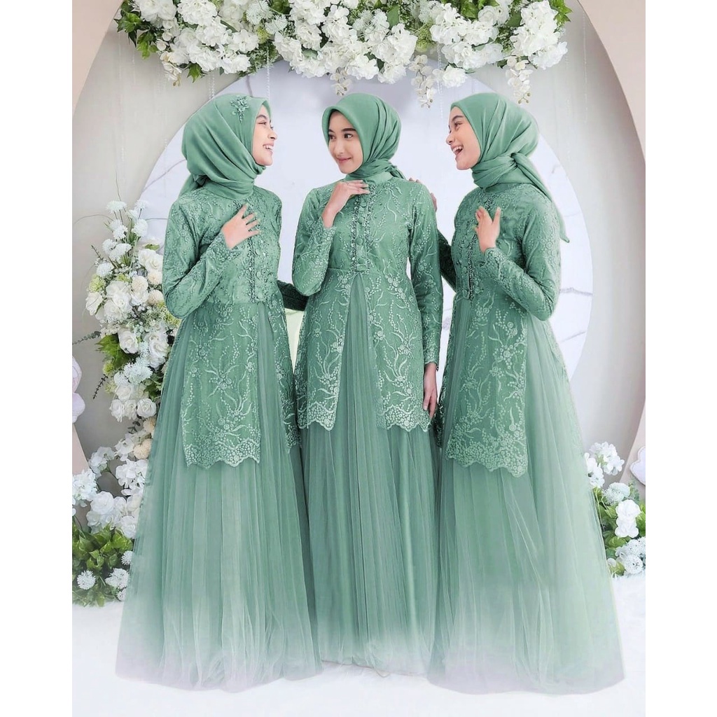 Gsmis Kondangan Pesta Gmis Muslimah Polos Dress Syari Murah Baju Ghamis Import Bj Syarii Casual Dres