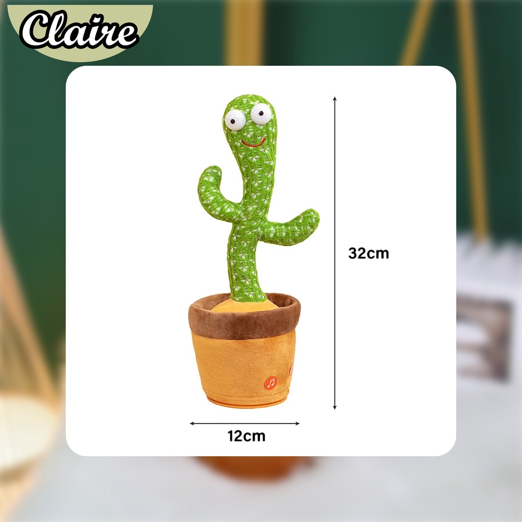 Cactus Toy Electronic / Boneka Kaktus Joget Joged / Kaktus Joget Viral Tiktok