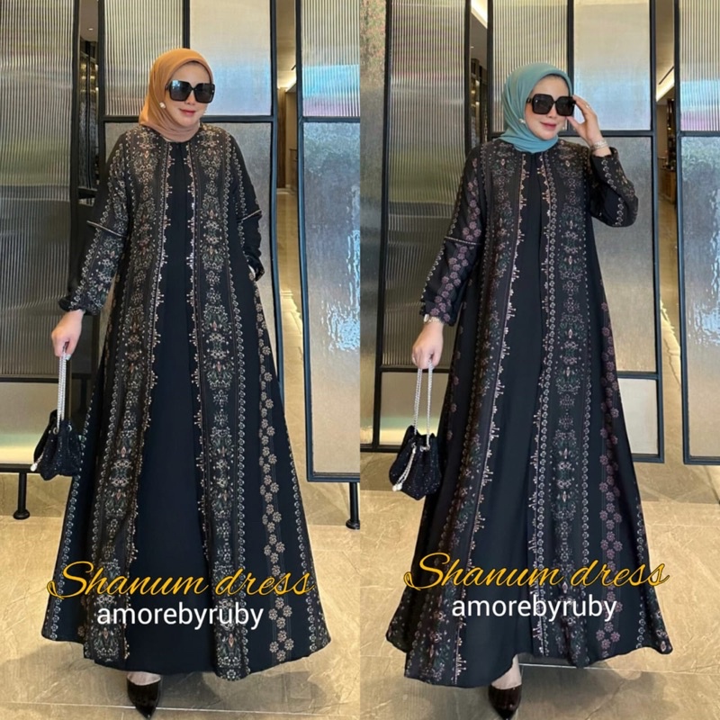 gamis mewah terbaru ruby by amore shanum dress