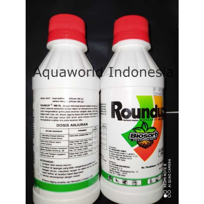 Penyiram Cairan Obat Pembasmi Gulma Dan Rumput Liar Alang Alang - Roundup