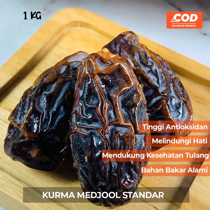 

KURMA MEDJOL PALESTINA PREMIUM JUMBO / KURMA MEDJOOL GRADE A 1KG