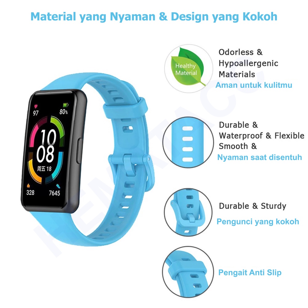 Strap Huawei Band 6 / Honor Band 6 Colorful Hematacc