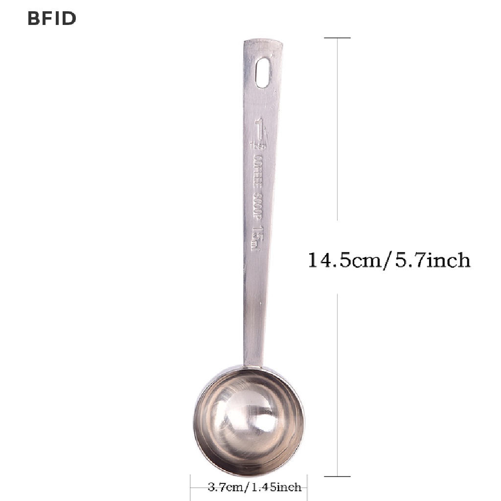 [BFID] Sendok Takar Kopi Sendok Makan Stainless Steel Scoop Coffee Tea Baking Sugar [ID]