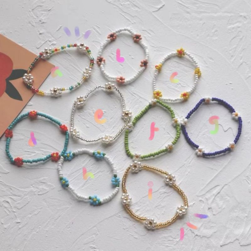 Gelang Manik Manik Colorful | Beads Bracelet KPop Idol Inspired