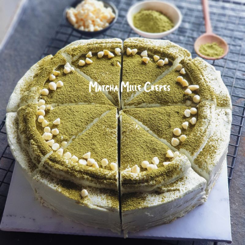 

MATCHA MILLE CREPES | WHOLE CAKE (1LOYANG D22CM)