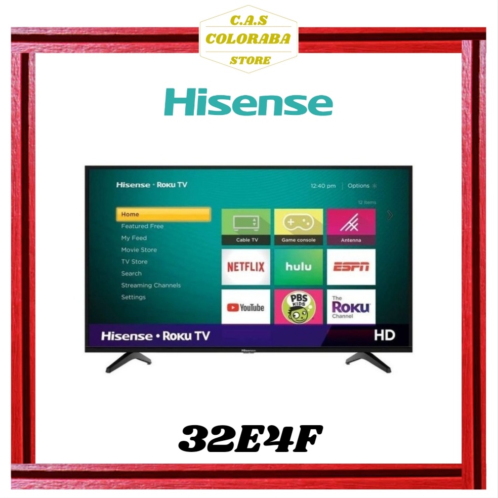 ANDROID TV 32 INCH HISENSE 32E4F LED TV 32 INCH HISENSE 32E4F 32"