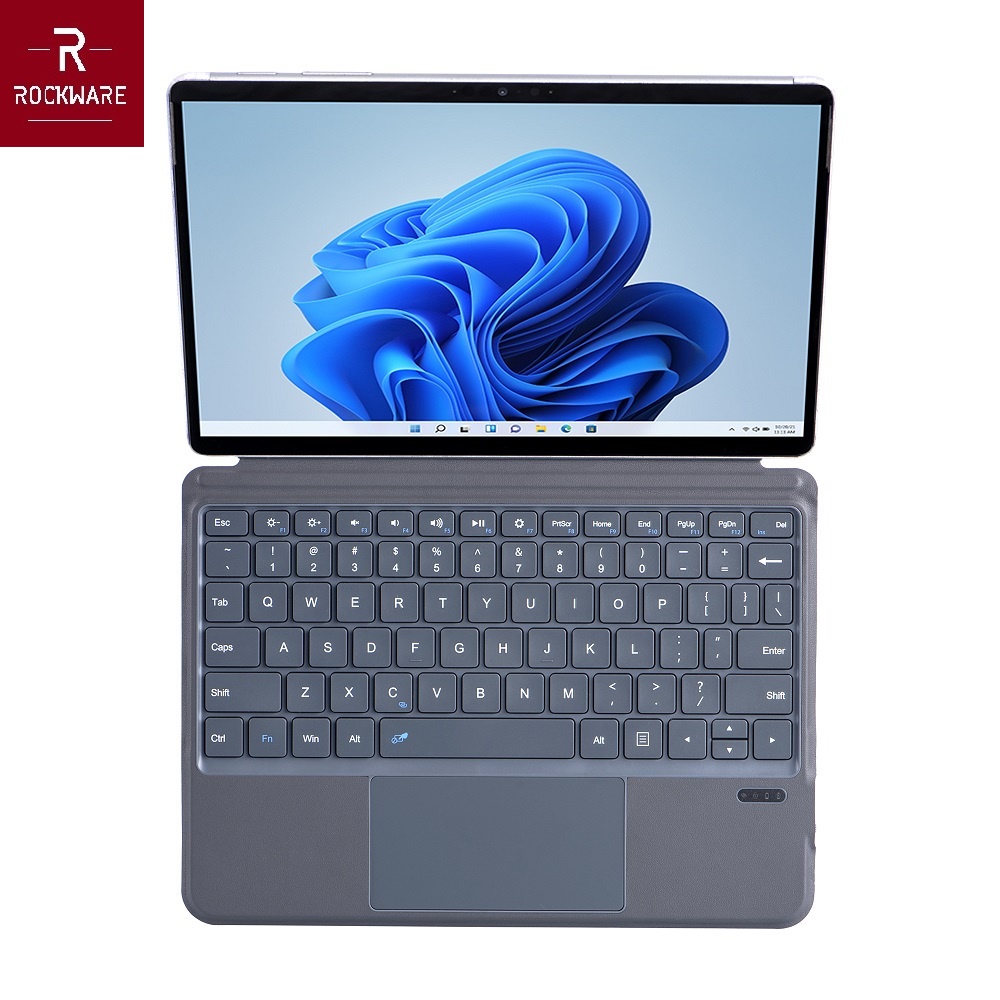 ROCKWARE RW-2087A - Bluetooth Keyboard for Surface Go 1-2-3