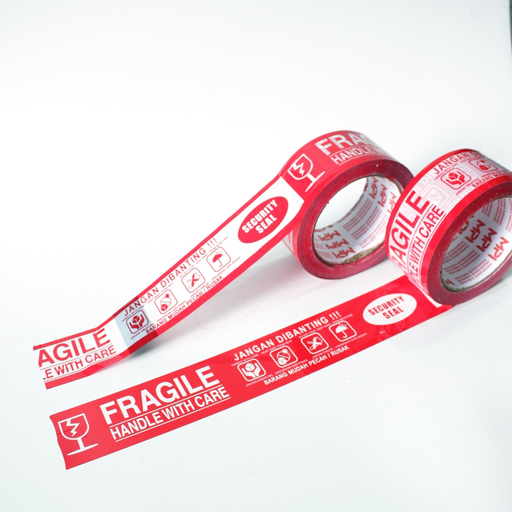 

Lakban Fragile Merah Putih Jangan Dibanting 48mmx100Yard MPI