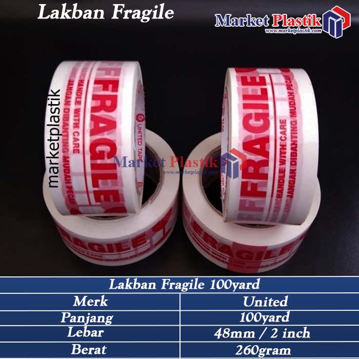 

Lakban Fragile 100 yard fULL / Lakban Jangan Dibanting