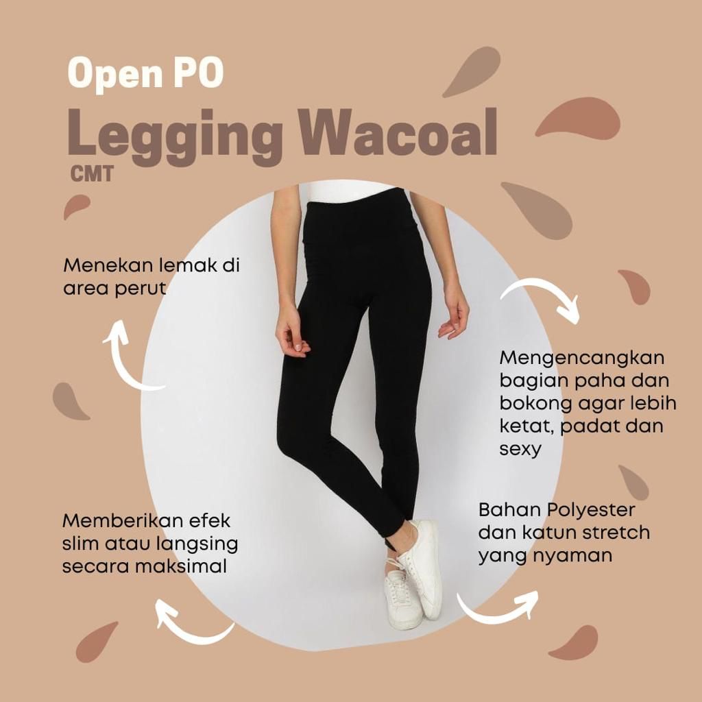 Legging Highwaist/Legging Highwaist Wac*al CMT/WACOAL LEGGING MAGIC HIGH WAIST SHAPEWEAR/Legging Bas