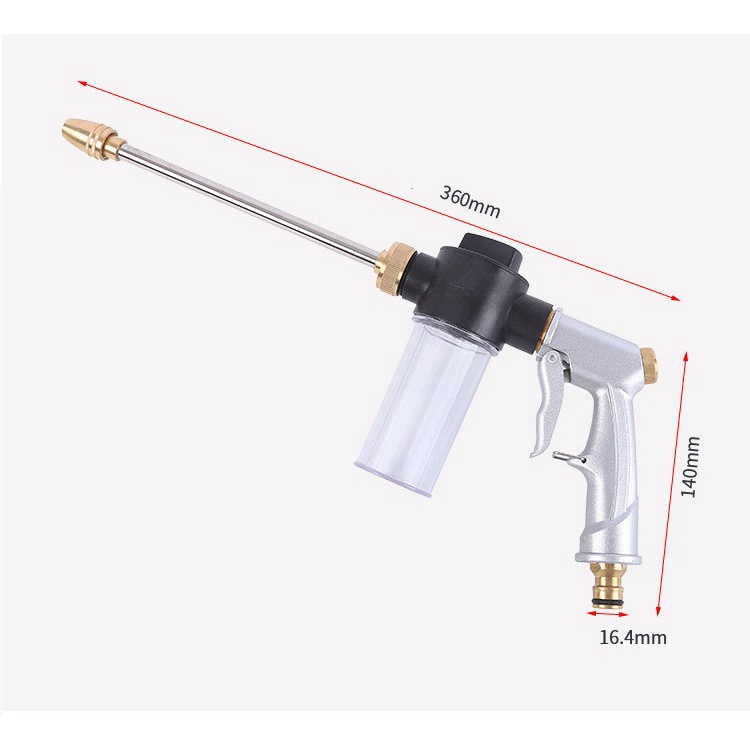 Mi.More Tekanan Tinggi Pistol Semprot Air Mesin Cuci Mobil Cleaner Selang Taman Pistol Air Sprinkler