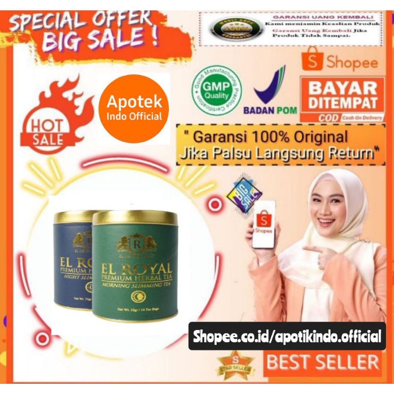 

1 Paket El Royal Premium Herbal Tea-Teh Herbal Untuk Kesehatan Melancarkan