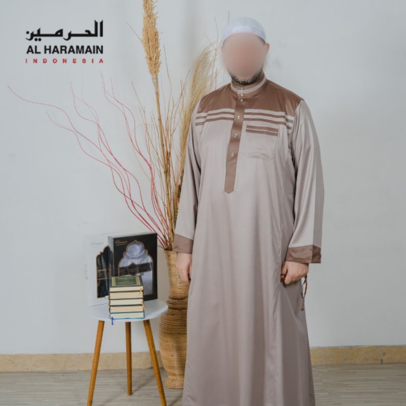 Jubah Pria Al Haramain Polyester Kombinasi (63)