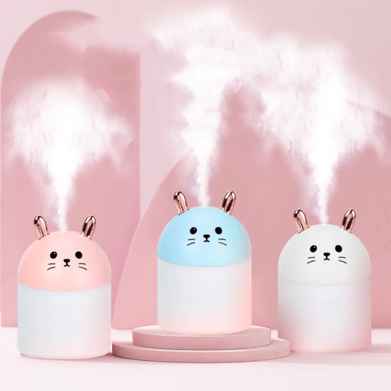 Cat Humidifier Kucing A11 Pelembab Udara Air Purifier Diffuser 250ML LED Light