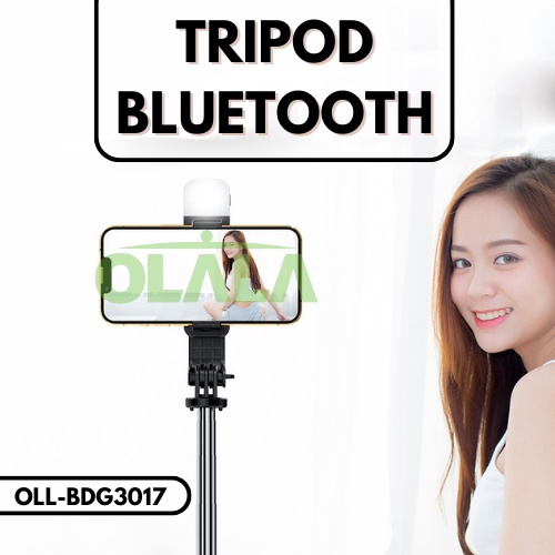 Tongsis tripod 3in1 remote selfie stick TM-BDG3017