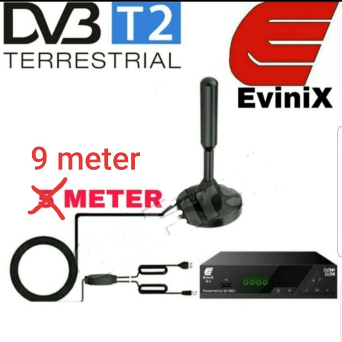 Antena Evinix Antena Digital Dvb T2 Indoor Skybox