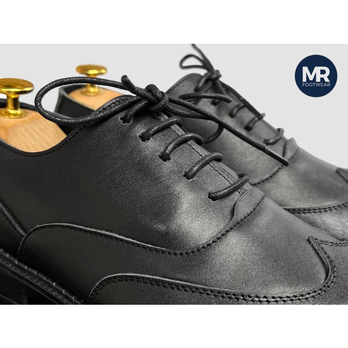 Sepatu Kulit Pria - Ibiza Wingtip Oxford Black Hitam - MR. Footwear (Pantofel Formal Kerja)