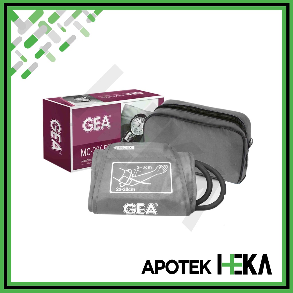 Tensimeter Aneroid Deluxe GEA MC20(50) Alat Cek Tekanan Darah Pompa (SEMARANG)