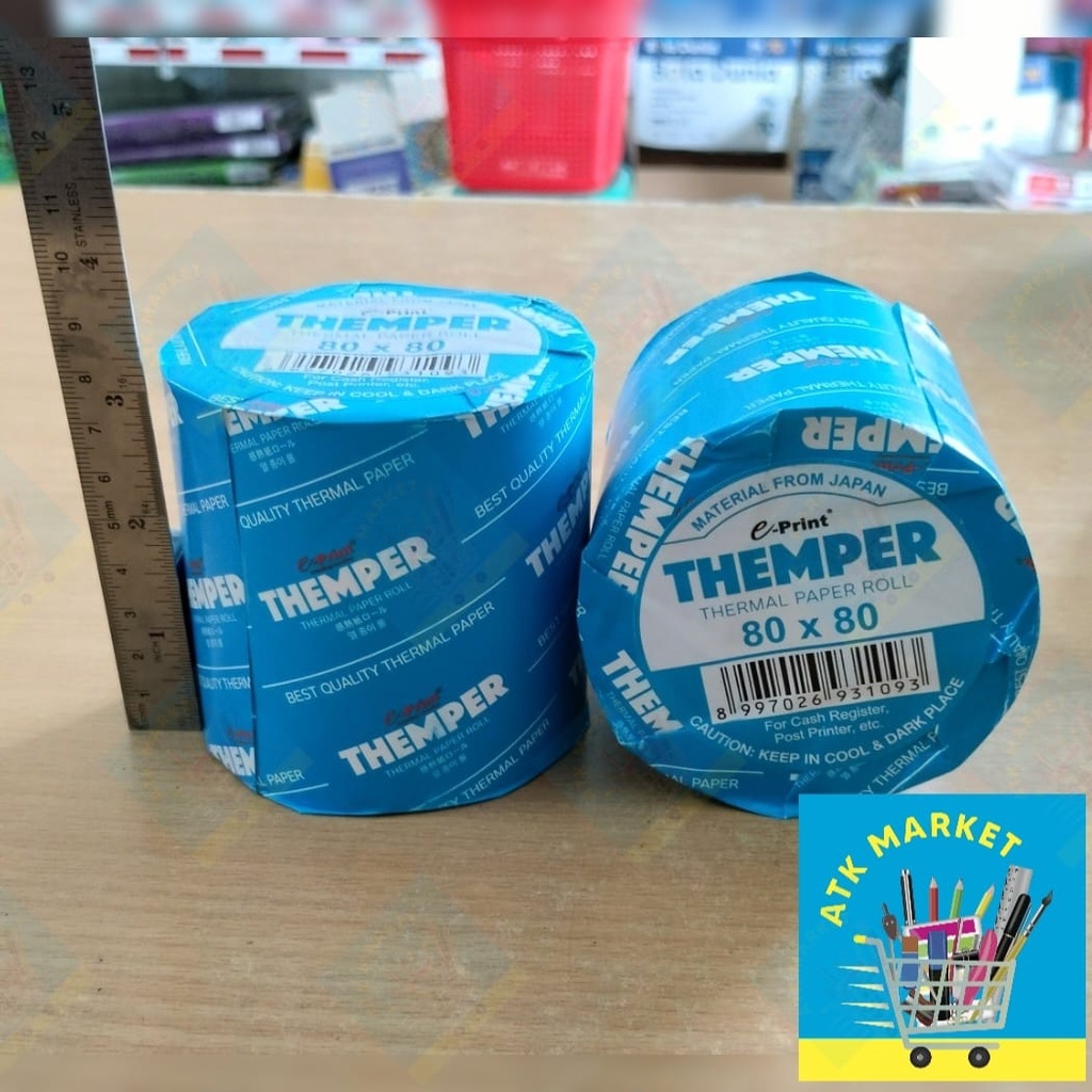 

Eprint Thermal Paper 80x80 Themper Kertas Kasir EDC Struk Bon POS sales
