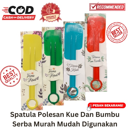 [BISA COD] PROMO Spatula Polesan Kue Dan Bumbu Serba Murah Mudah Digunakan Olesan Kue Kuas Kue Olesan Bumbu Sodet Plastik Adonan Spatula Plastik Kue Scraper Souvenir Acara Nikah Berkualitas