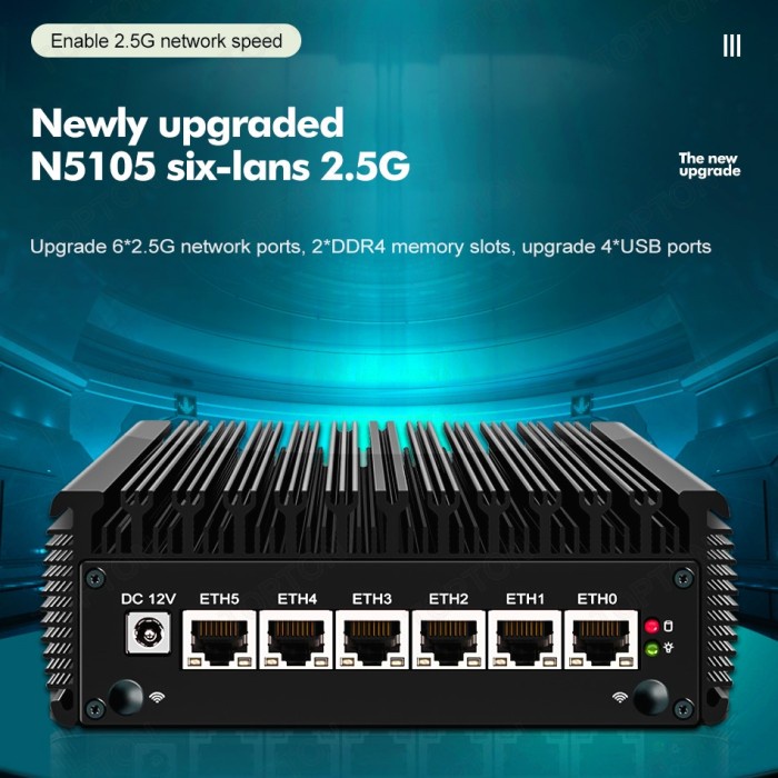 Produk Terbaru Pfsense Mikrotik Mini Pc Industrial Router Firewall Intel