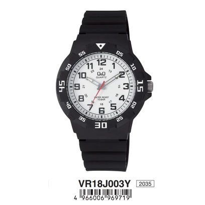 SALE Jam Tangan Pria Casual Sporty Rubber Analog Original Q&amp;Q QNQ QQ VR18 VR18J Series