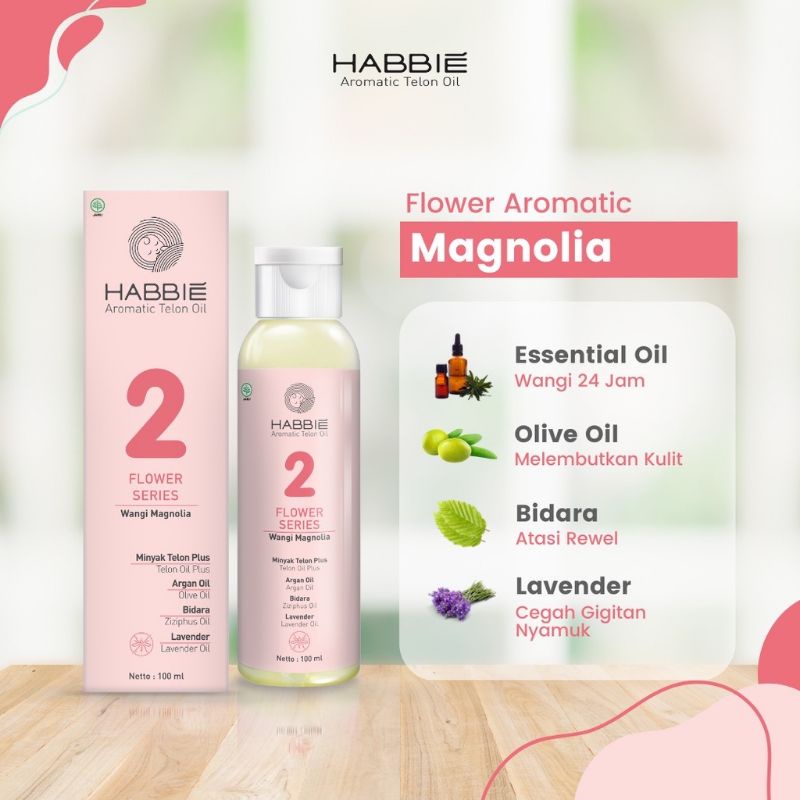 Habbie aromatic telon oil plus varian flower series | telon aromatik