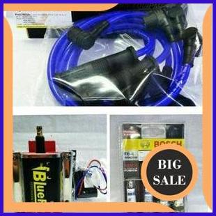 sparepart paket 4 core koil coil kabel dan busi mobil nissan terrano 2ZJN23