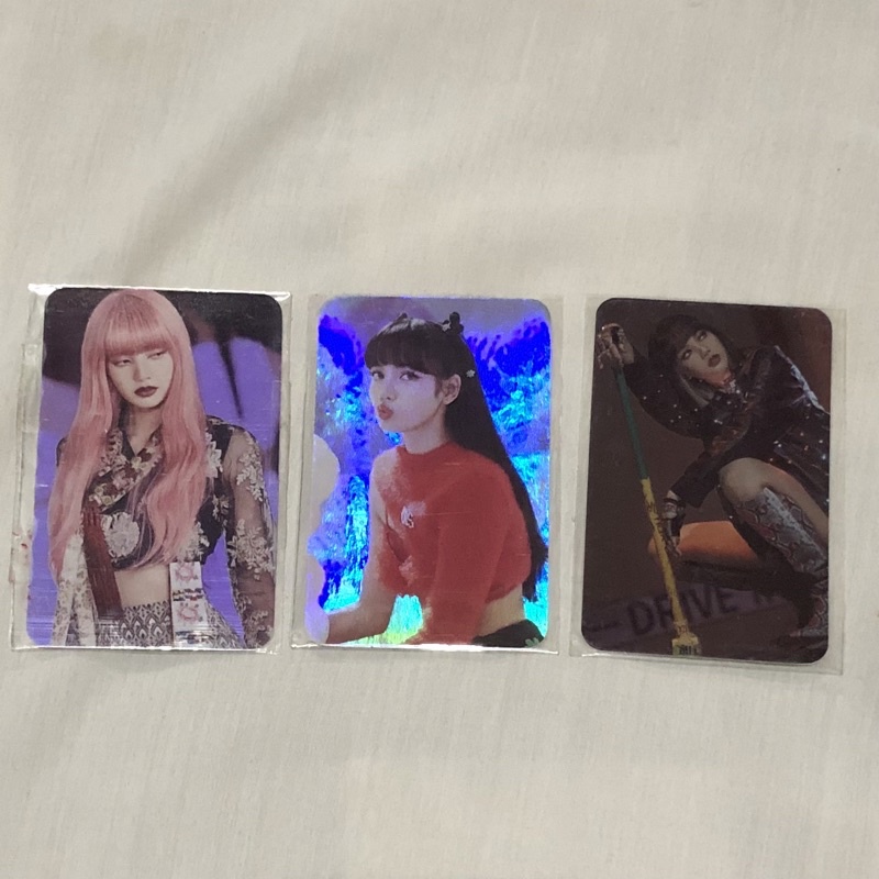 (SET) LISA BLACKPINK THE SHOW 2020 OFFICIAL MERCH PHOTOCARD