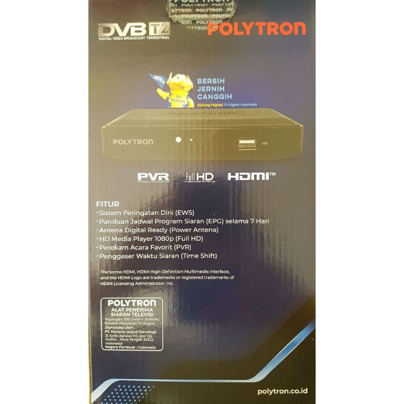 Set Top Box Polytron PDV 620 T2