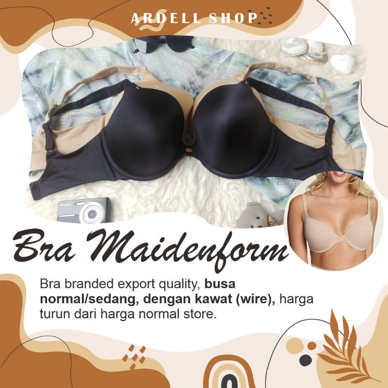 CM MAIDENFORM BRA WANITA KAWAT CUP POLOS 36E 40E 211356 TSL PAKAIAN DALAM