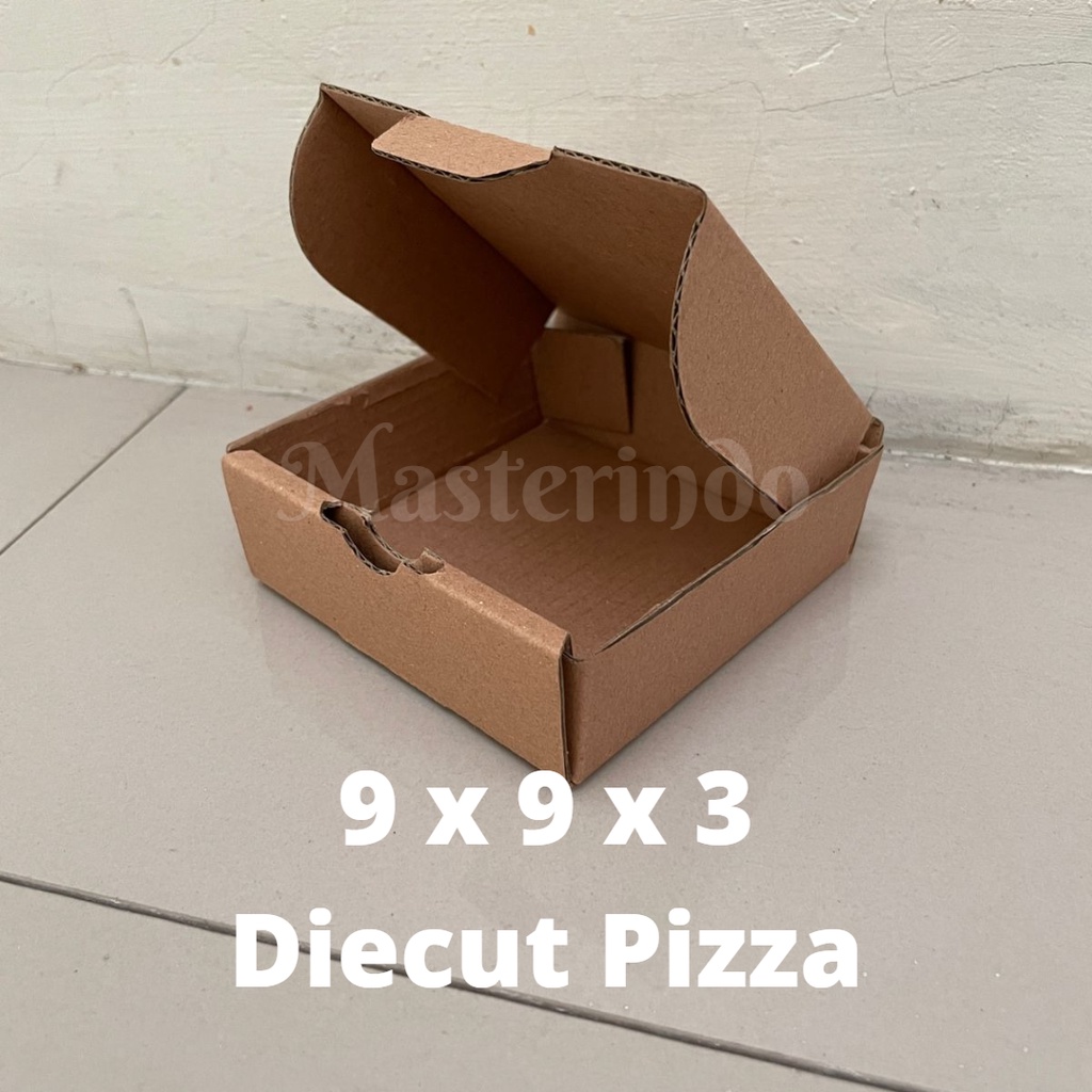 

kardus diecut pizza 9x9x3 cm