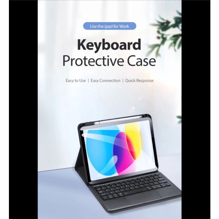 Wireless Keyboard Case iPad 10 2022 10.9 Inch 10th Gen Generation Generasi Dux Ducis Bluetooth Cover