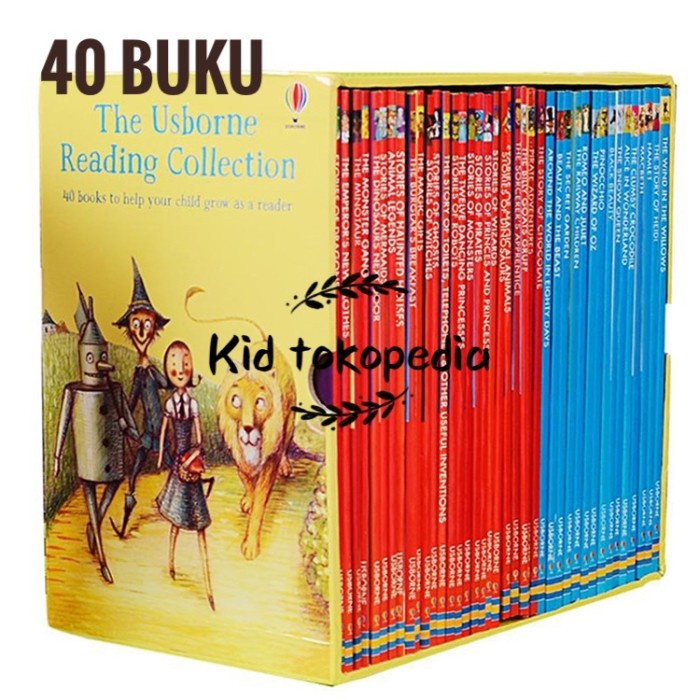 Booki 40 Books/Set Usborne Story Reading Collection My Third Reading Library