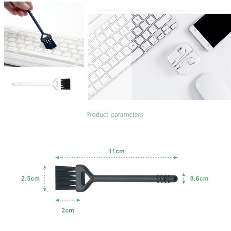 4pcs Sikat Keyboard Pembersih Keyboard Komputer Mini Brush Keyboard Untuk Notebook PC Case Desktop Portable Mini Nylon Soft Brush Cleaner Alat Pembersih