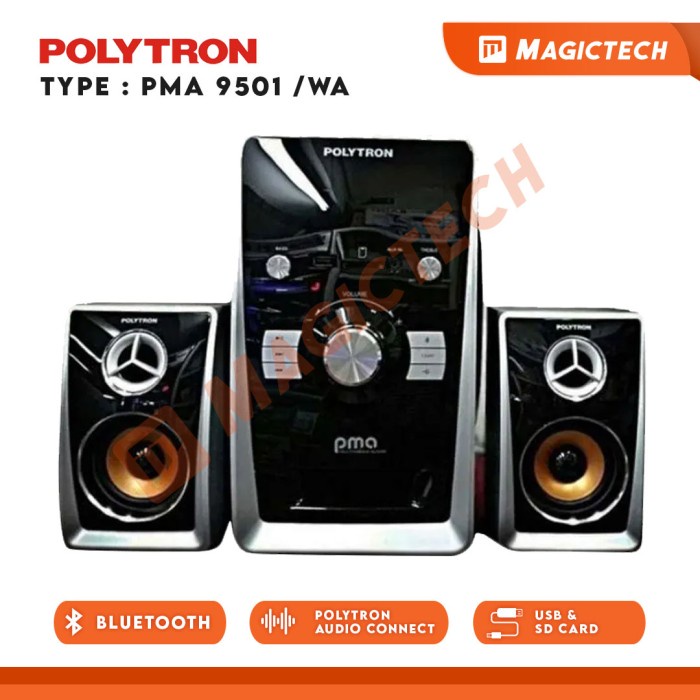 SPEAKER BLUETOOTH POLYTRON PMA 9501/WA [PMA9501]
