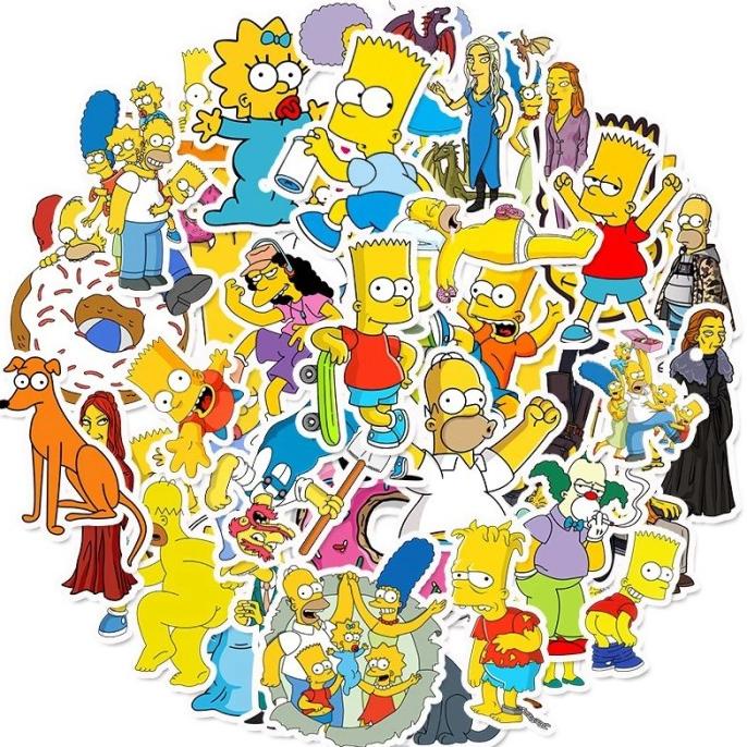 

THE SIMPSONS Sticker Pack (50pcs) TERMURAH