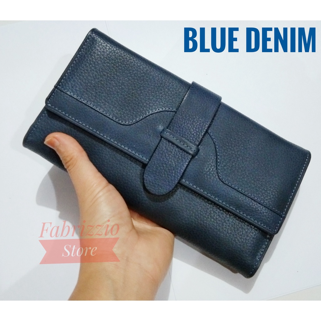 wallet hp wanita dompet ukuran besar dari kulit asli