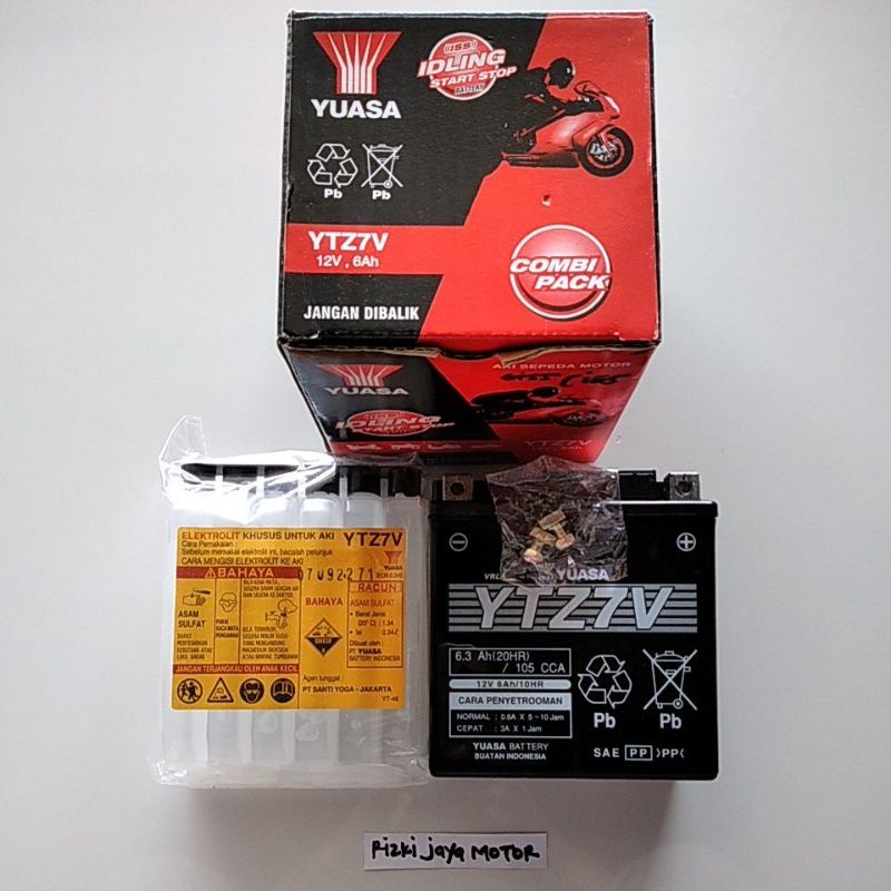 Aki nmax yuasa 12v 6Ah YTZ7V