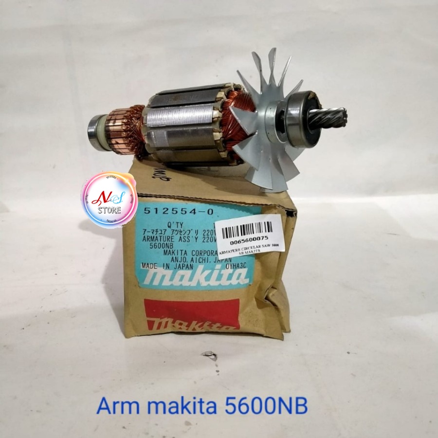 Armature Angker Circular Saw Gergaji 5600NB 5600 NB MAKITA Asli Original