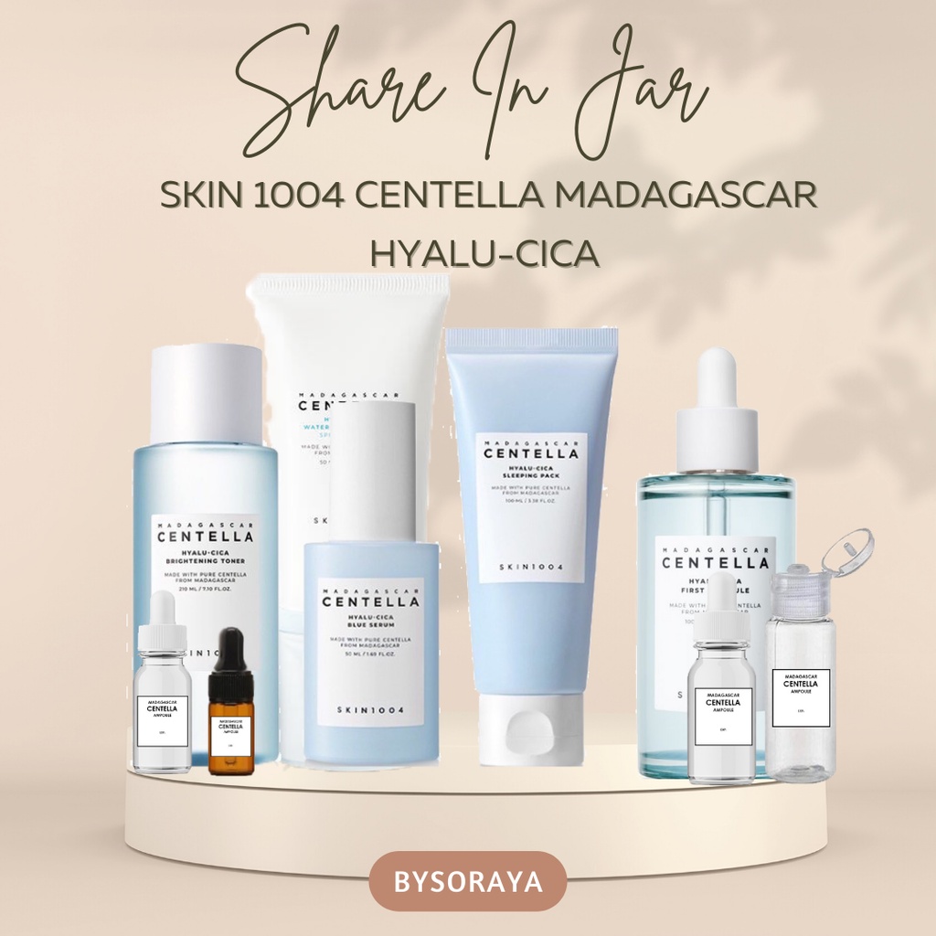 [SHARE IN JAR] SKIN1004 HYALU - CICA Madagascar Centella Asiatica Serum Sleeping Pack Ampoule Water Fit Sunserum