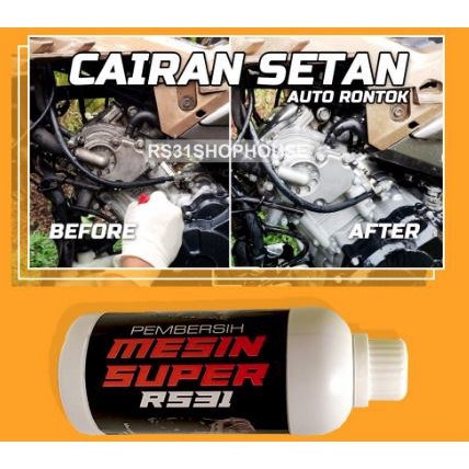 Pembersih Mesin Super RS31 500 ml Penghilang Kerak Mobil Pembersih Karat RS31 Pembersih Mesin Motor