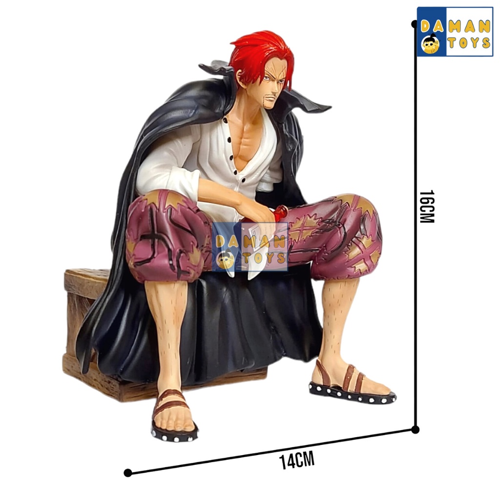 Figure One Piece Shanks Red Haired Pirates Onepiece Pajangan Koleksi