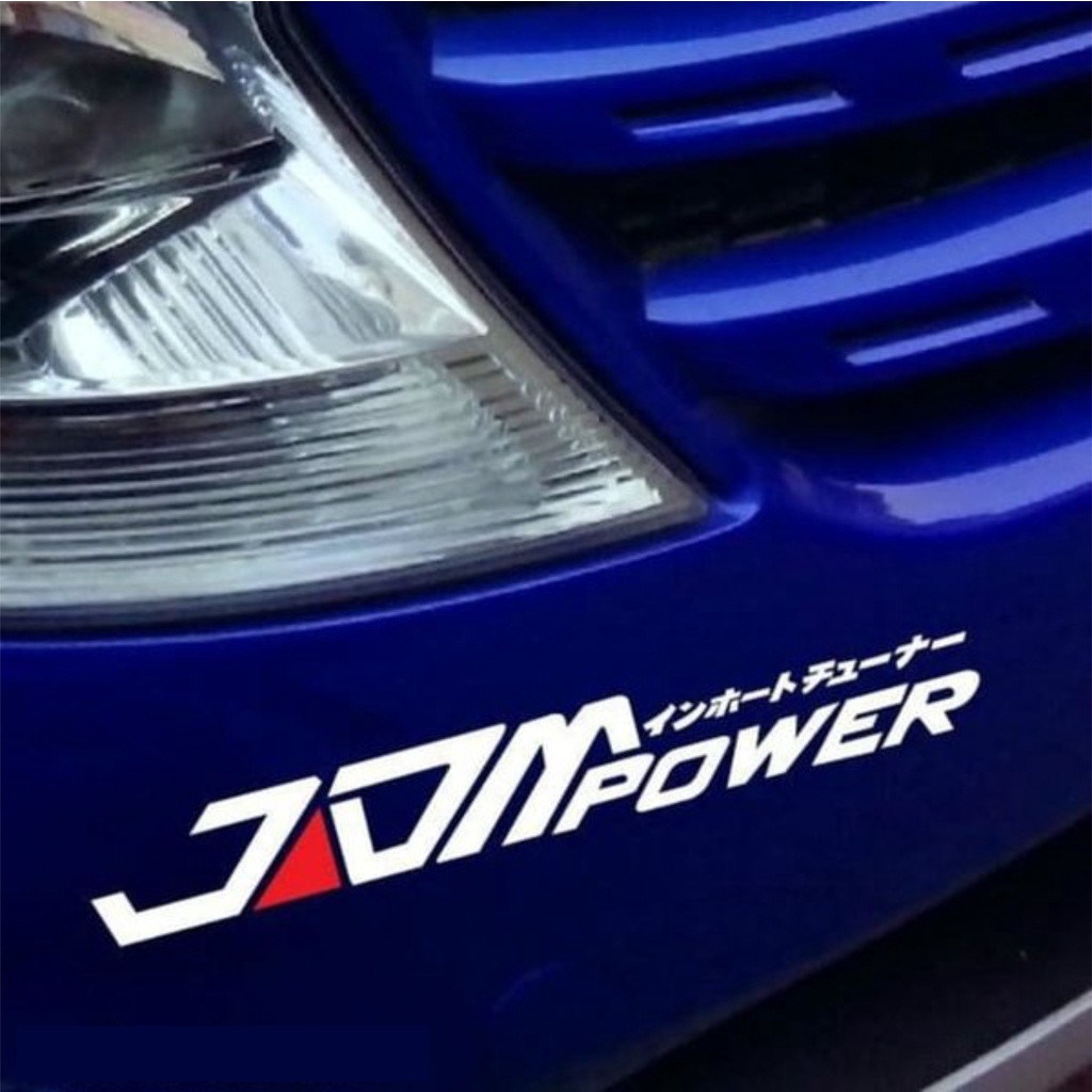 STICKER JDM POWER STICKER MOBIL dan MOTOR