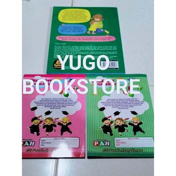 PAKET 3  BUKU ANAK 60 JAM PINTAR BACA TANPA DIVEJA - ENGLISH FOR CHILDREN 1  DAN 2 ORIGINAL FULL COLOUR