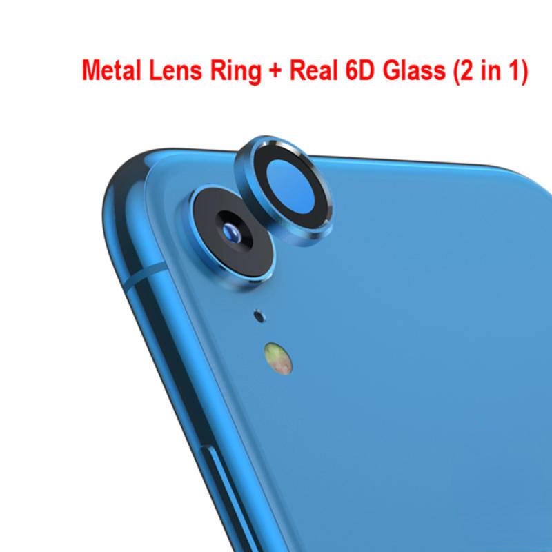 Ring Lensa Untuk iPhone X XS Max XR Metal Pelindung Kamera Untuk iPhone XR Lens Screen Film Untuk iPhone XS XR XS Max Lens Case