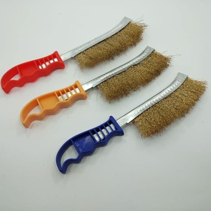 SET Sikat Kawat Baja / Sikat Baja Sikat Kawat Kecil Mini Wire Brush Set Sikat Kawat Baja Halus